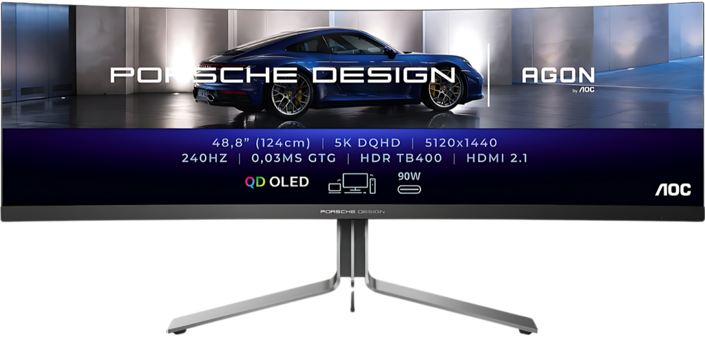 AOC Porsche 49" / 240Hz / DQHD / QD-OLED / Curved 