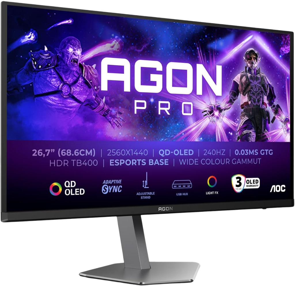 AGON PRO 27" / 240Hz / QHD / QD-OLED / Flat 