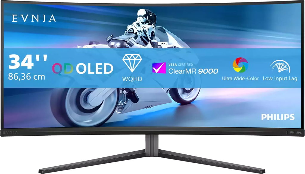 PHILIPS EVNIA 34" / 175Hz / WQHD / QD-Oled / Curved