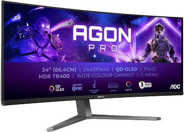 AGON PRO 34" / 175Hz / UWQHD / QD-OLED / Curved