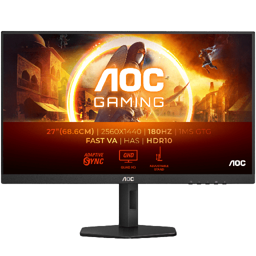 [Q27G4XN] AOC 27" /180Hz /QHD /Fast VA /Flat 