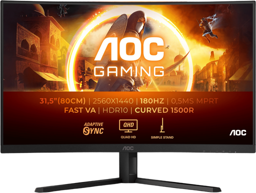 [CQ32G4VE] AOC 32" / 180Hz / QHD / Fast VA / Curved