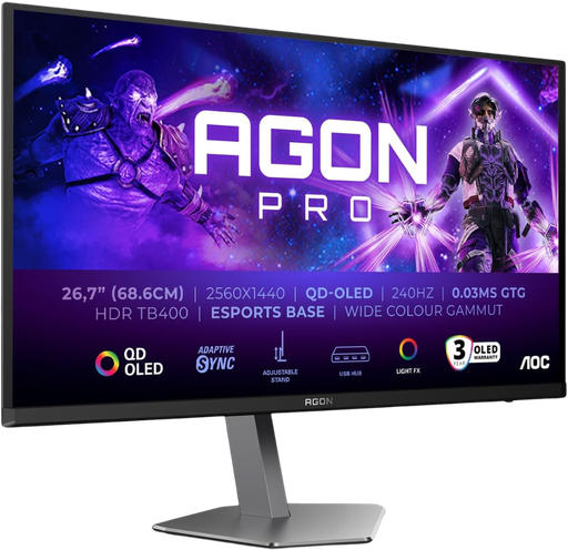 [AG276QZD2] AGON PRO 27" / 240Hz / QHD / QD-OLED / Flat 