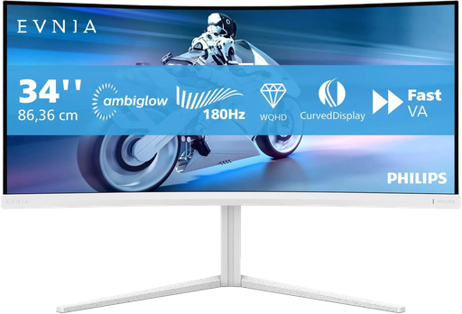 [34M2C5501A] PHILIPS EVNIA 34" / 180Hz / UWQHD / Fast VA / Curved