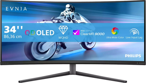 [34M2C6500] PHILIPS EVNIA 34" / 175Hz / WQHD / QD-Oled / Curved